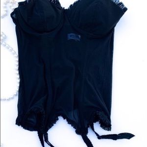 Moschino Lingerie Bustier/Corset with Garters 34